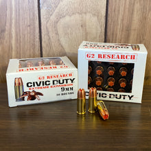 Load image into Gallery viewer, Civic Duty 9MM G2 Research, 94 Grain