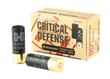Load image into Gallery viewer, Hornady, Critical Defense, 12 Gauge, 2.75", 00 Buck, Buckshot 8 Pellets, 10 Round Box